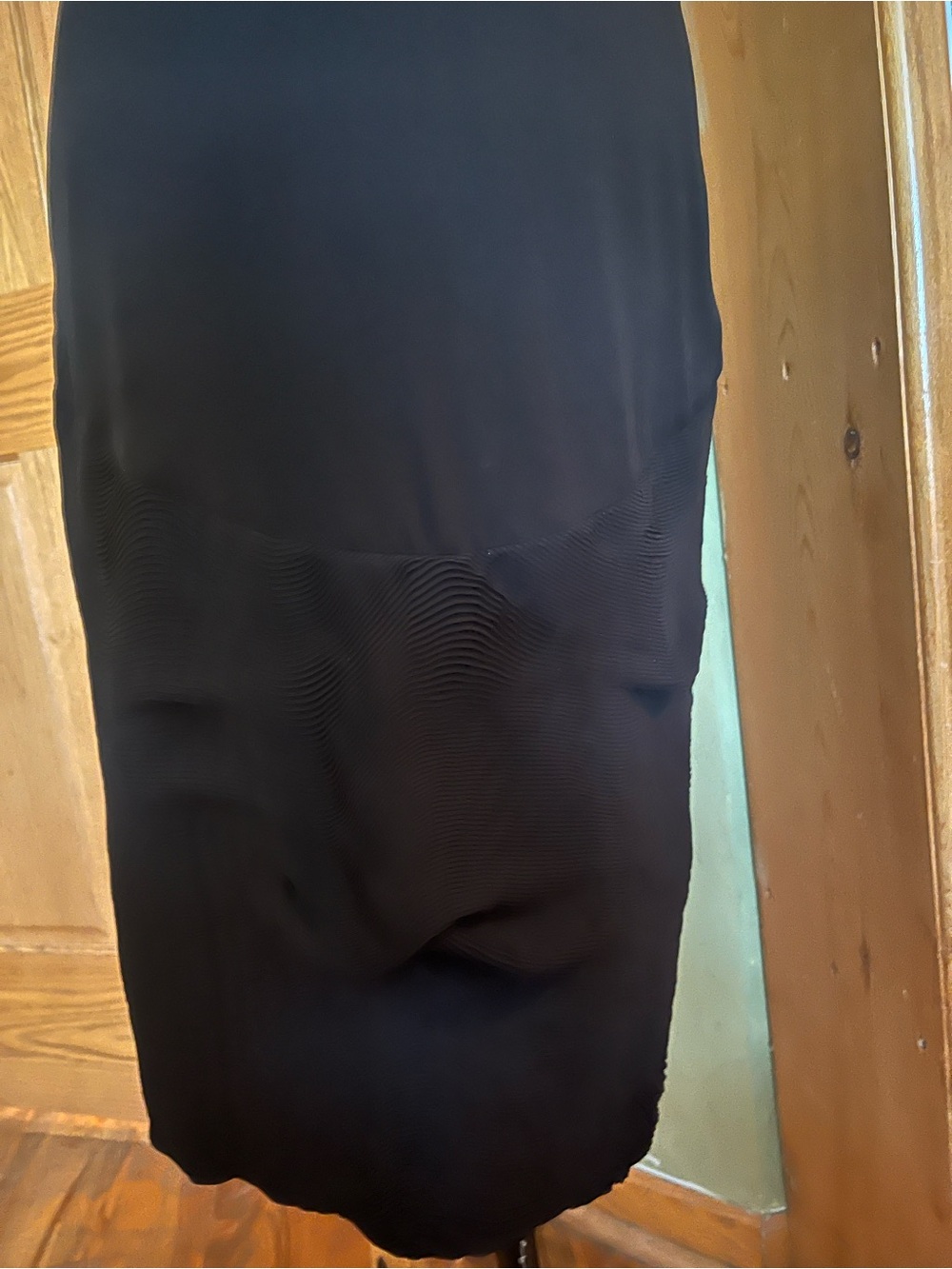 Stella McCartney Black silk chiffon skirt - Picture 3 of 8